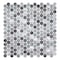 Andova Tiles SAMPLE Orb 075 x 075 Metal Penny Round Mosaic Tile SAM-ANDORB250 - alternate 2